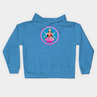 Beautiful Goddess Lakshmi Kids Hoodie